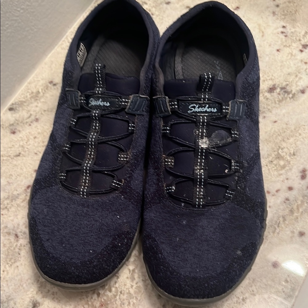 Skechers Blue Sneakers Low-Top Canvas